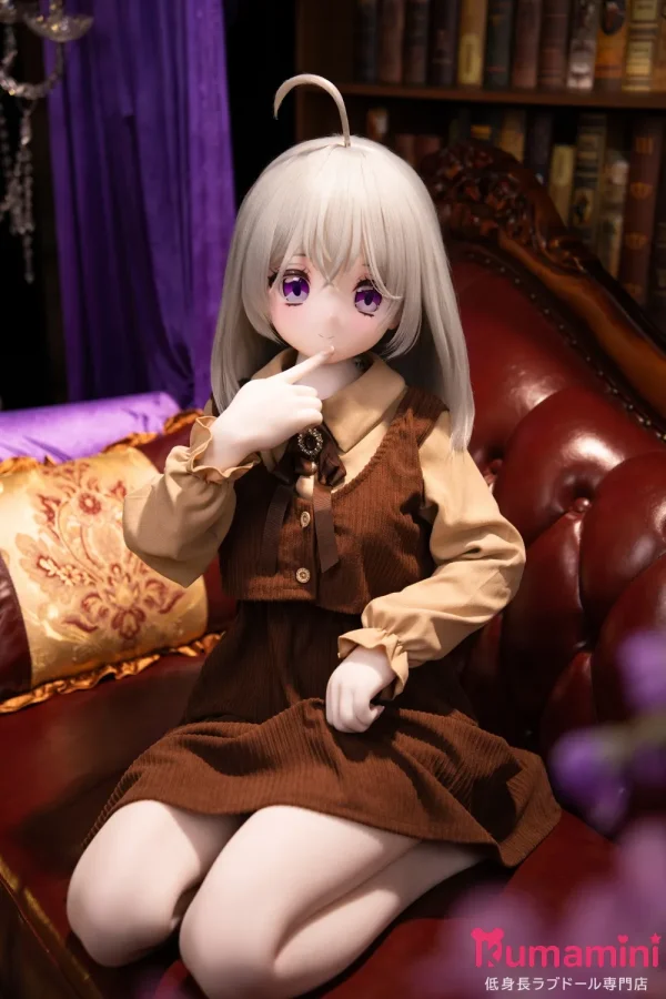 XYGO 141cm Cカップ R02ヘッド ルルカ 銀髪 アニメ美少女ラブドール アホ毛付き 宣伝写真はシリコンヘッド＋TPEボディ カスタマイズ可能 掲載画像と同じ衣装も付属
