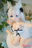 猫耳 白ドレス 可愛い ダッチワイフ love doll