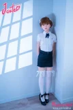 J-cute 137cm  AGB08 衣音ヘッド ショートヘアー 清楚系美少女 制服風コーデ フルシリコン製ダッチワイフ