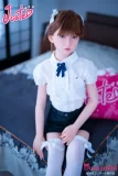 J-cute 137cm  AGB08 衣音ヘッド ショートヘアー 清楚系美少女 制服風コーデ フルシリコン製ダッチワイフ