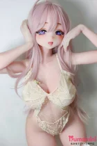 Elsa Babe AHR023 诹访部晴香Suwabe Harukaヘッド アニメ系ダッチワイフ ピンクロングヘア 紫瞳 舌出しフェイス  宣材写真は140cm ピンク肌 ボディー材質選択可能