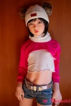 J-cute 128cm  AGB08  衣音  AAカップ リアル風 黒髪 ショートヘア 可愛い美少女 宣伝写真はフルシリコン製