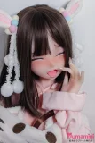Elsababe RAD036 144cm アニメリアルドール ピンク肌 うさ耳アクセ付き ブラウンヘア