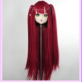 MW Girl(魔物姫)  121cm 酒吞 鬼角 メイド風コス ファンタジー系 アニメラブドール 宣伝画像はシリコンボディ バスト大