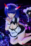 MW Girl 酒吞 121cm 赤い鬼角 ファンタジー系 メイド風 膝附ポーズ 白肌 等身大ラブドール