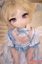 DOLLTA （多丽塔） 心陽 (Koharu)  132cm Bカップ 金髪ショート メイド風 楚系アニメラブドール 宣伝画像はシリコンヘッド＋TPE製ボディ 宣伝画像と同じ衣装付き