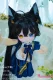 MW Girl(魔物姫)  85cm 千葉 バスト中  獣耳付き ブラックロングヘア ブラックとゴールドの衣装 オッドアイ アニメ風美少女ラブドール 宣材写真はシリコン製ボディ