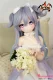 MOZU DOLL 【SR級】 121cm バスト大 依依 YIYI 紫色の髪 ラベンダーのドレス 可愛いアニメ美少女 二次元等身大ラブドール ビニール製頭部+TPE製ボディ