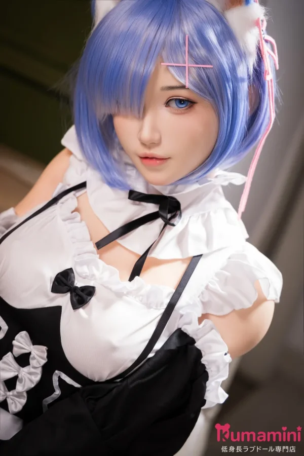 Real Girl (A工場製)  146cm Cカップ BY062ヘッド レムコス メイド服の美少女 リアルダッチワイフ 宣伝写真はフルシリコン製 カスタマイズ可能