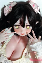 Elsa Babe 140cm M RAD053 朝比奈小枝Asahina Sae  黒髪エルフ美少女 ロリ系 華やかな衣装 可愛いアニメラブドール 宣材写真は140cm M ボディー選択可能