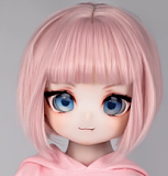 MOZU DOLL 【A級】二分 1/2ドール 卷卷 ピンクツインテール ロリ風 可愛いアニメラブドール ソフトビニール製頭部 TPE製ボディ 肌色＆眼球色＆メイク＆ウィッグは宣材写真と同じ
