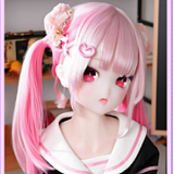 MW Girl(魔物姫) 小魅魔多川ヘッド 115cm 赤髪ツインテールのエルフ耳美少女 シリコン製ヘッド＋ボディ素材選択可能