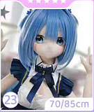 MW Girl(魔物姫) 小音ちゃんヘッド 85cm キュートな猫ポーズ風アニメラブドール 可愛い系フィギュア アニメドール シリコン製ボディ