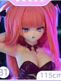 MW Girl(魔物姫) 小魅魔多川ヘッド 115cm 赤髪ツインテールのエルフ耳美少女 シリコン製ヘッド＋ボディ素材選択可能