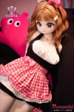 巻き髪ヘア DOLLTA 結愛 Dカップ 立ち姿 日常スタイル 正面アップ ２次元美少女 リアルダッチワイフ