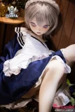 ショートシルバーヘア DOLLTA 凛 二次元美少女 132cm AAカップ メイドコス アニメセックスドール