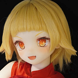 XYGO 140cm Fカップ 哞莉亚ヘッド 牛耳風アニメ顔巨乳ラブドール 牛柄コスチューム ソフトビニールヘッド+TPEボディ