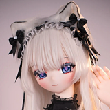 XYGO 141cm Cカップ 琉璃ヘッド  二次元美少女ラブドール  シリコン製ヘッド+TPEボディ 紅葉の灯りに佇む和装アニメフェイスドール
