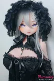 Elsababe 140cm RAD039 黒田梨奈 黒レースワンピ ピンク肌 黒い衣装 ナチュラルメイク 顔アップ