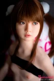 Jcute 137cm 衣音 AGB08 黒キャミ衣装 ナチュラル肌 ブラウンヘア ツインテール リアルダッチワイフ