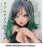 Elsa Babe AHR023 诹访部晴香ヘッド 125cm 中華風刺繍ドレスのアニメ風コレクションラブドール ボディー素材選択可能