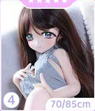 MW Girl(魔物姫)  85cm 罗塞菈（ロゼラ） バスト大 ツインテール ピンクチェック衣装 二次元美少女ラブドール 宣材写真はシリコン製ボディ