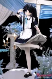フリルエプロン姿 可愛い二次元美少女 リアルラブドール 可愛い立ちポーズ メイド系 XYGO 艾莉 141cm