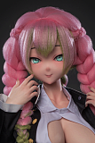 BCDOLL 【NSシリーズ】O01C ここな (Kokona)  146cm Cカップ  紫×ピンクツインテール 小悪魔系アニメラブドール フルシリコン製