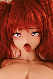 BCDOLL 【NSシリーズ】N01Aヘッド あやか （Ayaka） 146cm Cカップ  シルバーグレーヘア うさ耳付き アニメ風リアルドール フルシリコン製 カスタマイズ可能