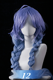 BCDOLL 【NSシリーズ】N01Aヘッド あやか （Ayaka） 146cm Cカップ  シルバーグレーヘア うさ耳付き アニメ風リアルドール フルシリコン製 カスタマイズ可能