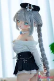 85cm バスト中 絵里 ロリー風ダッチワイフ 側面姿 ロングヘア 清純系美少女