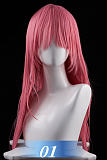 BCDOLL 【NSシリーズ】N01Aヘッド あやか （Ayaka） 146cm Cカップ  シルバーグレーヘア うさ耳付き アニメ風リアルドール フルシリコン製 カスタマイズ可能