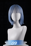 BCDOLL 【NSシリーズ】N01Aヘッド あやか （Ayaka） 146cm Cカップ  シルバーグレーヘア うさ耳付き アニメ風リアルドール フルシリコン製 カスタマイズ可能