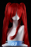 BCDOLL 【NSシリーズ】N01Aヘッド あやか （Ayaka） 146cm Cカップ  シルバーグレーヘア うさ耳付き アニメ風リアルドール フルシリコン製 カスタマイズ可能