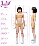 J-cute 137cm AAカップ GB28ハニー カウガールスタイル 民族風 愛らしい美少女ラブドール フルシリコン製 カスタマイズ可能