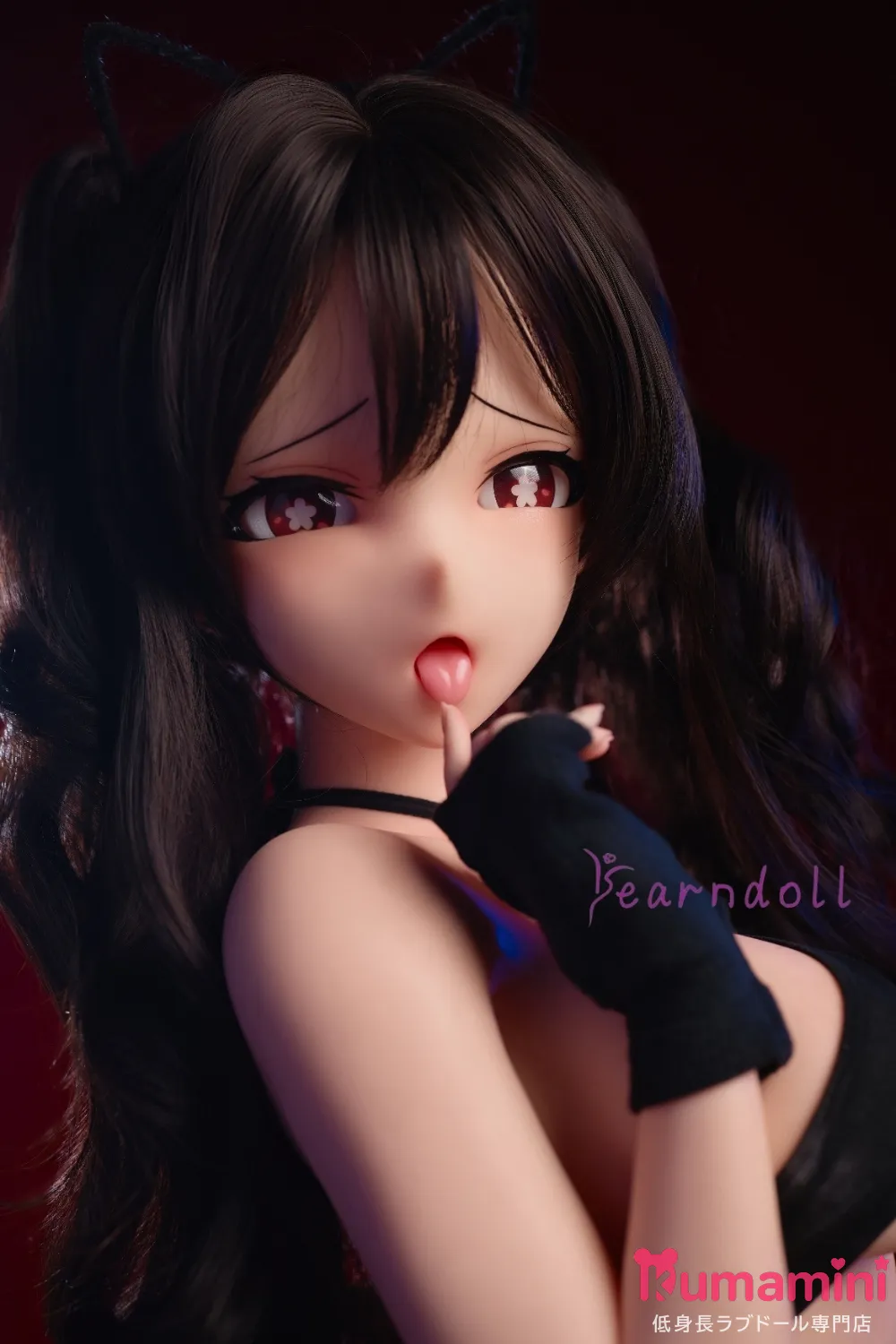 Yearndoll 146cm Cカップ LZ04ヘッド 黒髪ロング 可愛い二次元美少女 セクシー衣装 オーラル可能 フルシリコン製ラブドール