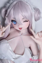 Elsa Babe 140cm M RAD026 竹内由纪Takeuchi Yuki  ピンクロングヘア 純白な衣装の美少女 青い瞳 二次元ラブドール宣材写真は140cm-M ピンク肌