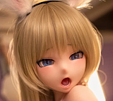 Yearndoll 146cm LZ02ヘッド ツインテールスタイル 縞模様ビギニー セクシー衣装を着た美少女 アニメラブドール フルシリコン製 カスタマイズ可能