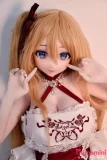 金髪の可愛いラブドール 青瞳のアニメ顔ダッチワイフ