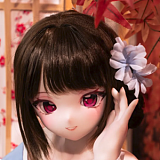 XYGO 141cm Cカップ R02ヘッド ブラウンヘア 大きな瞳を持つ二次元美少女 清楚系アニメラブドール 宣伝写真はシリコンヘッド＋TPEボディ カスタマイズ可能