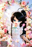 GUAVADOLL DM02 黒髪 AAカップ メイドスタイル 花に囲まれた二次元美少女 アニメダッチワイフ 指差しポーズ