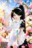GUAVADOLL DM02 メイド服コーデ アニメ美少女 花に囲まれた幻想的なラブドール 可愛い立ち姿