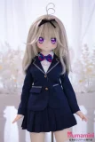 115cm 瑠瑠香 MWGirl 制服コーデ 学園風ラブドール 可愛い立ち姿 正面上半身