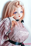 Elsababe AHR023 諏訪部晴香 144cm ピンクゴールドヘア アニメフェイスラブドール 可愛い表情