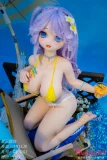 wmdoll 水着姿のラブドール ドリンク持ち姿 セクシーボディー 巨乳 可愛いアニメ美少女