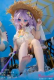 GE001 アニメスタイル 夏服アピール 正面 白肌美少女ダッチワイフ 脚ライン 可愛い姿