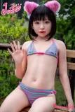 Jcute AGB37 幼澪 AAカップ ショートヘア 猫耳アクセス リアルラブドール 挨拶ポーズ 水着姿