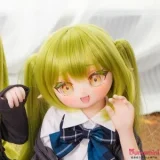 XYGO 90cm AAカップ 悠米ヘッド  金髪ロング セーラー風衣装を着た美少女 可愛い二次元ラブドール 宣伝写真はソフトビニールヘッド＋TPEボディ 宣伝写真と同じ衣装も付属 カスタマイズ可能