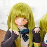 XYGO 90cm AAカップ 結衣（ユイ）金髪 和風コーデの二次元美少女 可愛いラブドール 宣伝写真はソフトビニールヘッド＋TPEボディ 宣伝写真と同じ衣装も付属 カスタマイズ可能