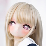 XYGO 90cm AAカップ 悠米ヘッド  金髪ロング セーラー風衣装を着た美少女 可愛い二次元ラブドール 宣伝写真はソフトビニールヘッド＋TPEボディ 宣伝写真と同じ衣装も付属 カスタマイズ可能